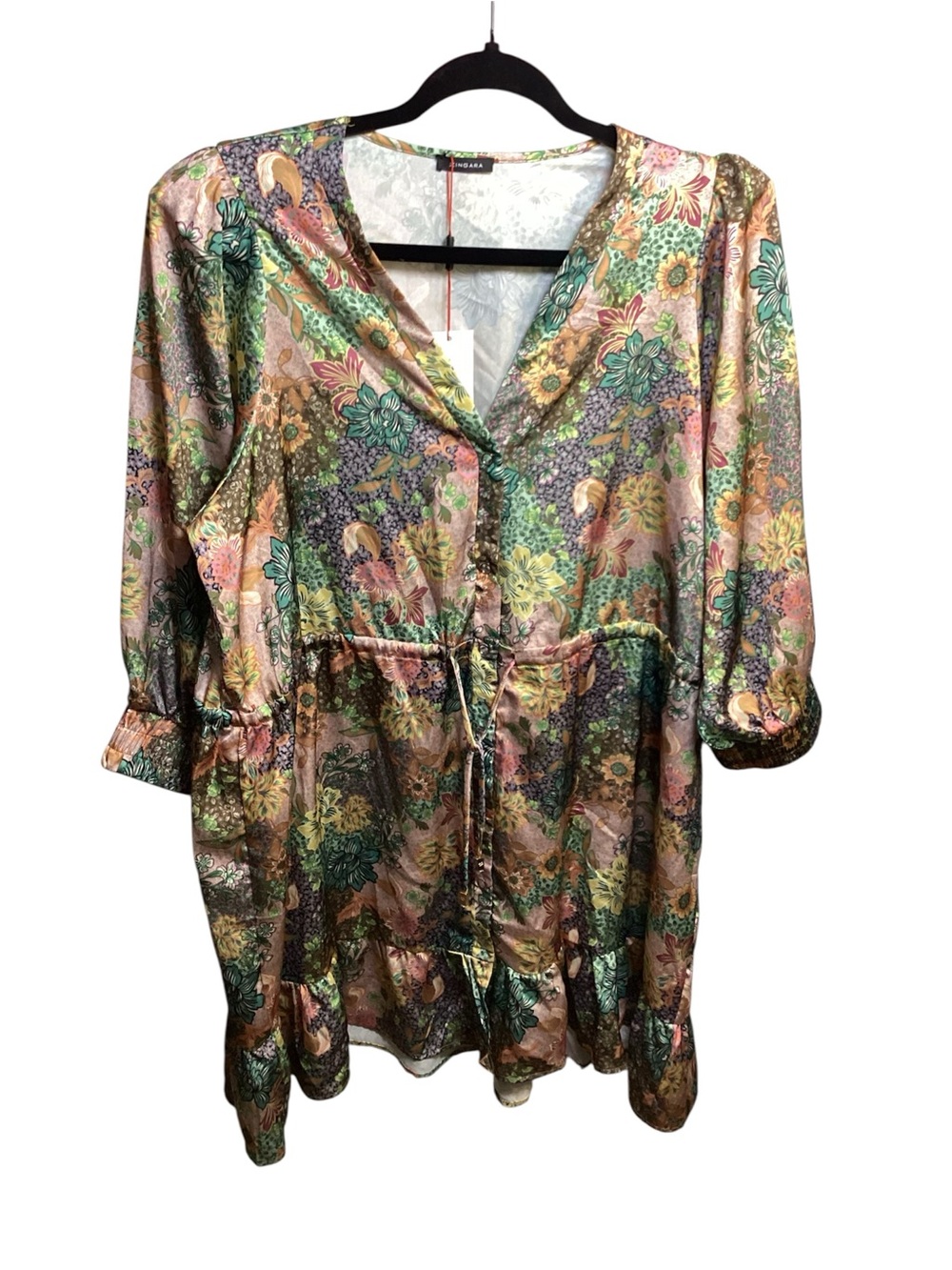 Floral Multicolor Women’s Swim Coverup Tunic